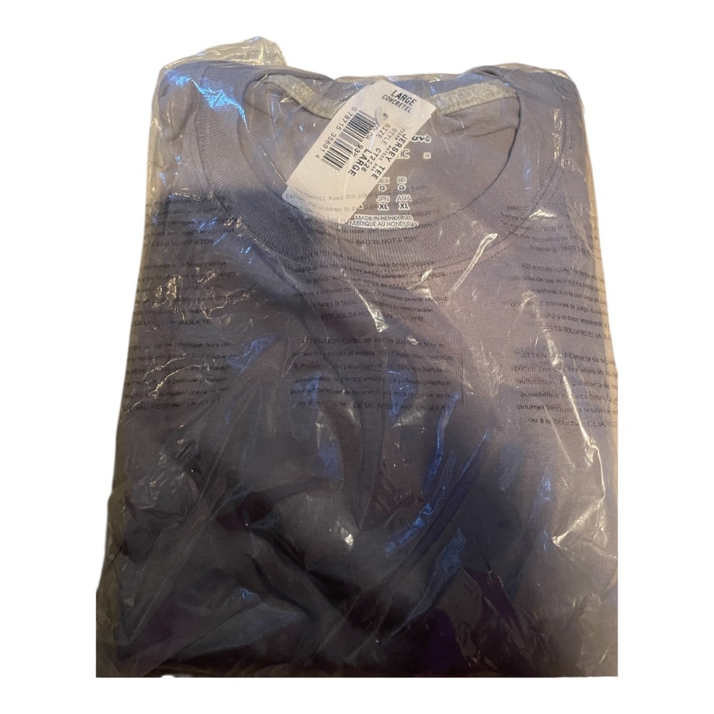 Men's Gray Champion Athletic Jersey Knit T- shirt size Large